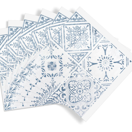 selbstklebende Wandfliesen Wall Tiles Vintage Style (6er Set) image number null